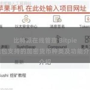 比特派在线管理 Bitpie钱包支持的加密货币种类及功能介绍