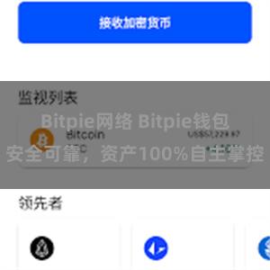 Bitpie网络 Bitpie钱包安全可靠，资产100%自主掌控