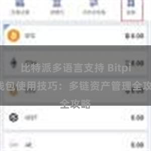 比特派多语言支持 Bitpie钱包使用技巧：多链资产管理全攻略