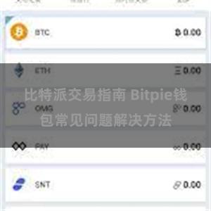 比特派交易指南 Bitpie钱包常见问题解决方法