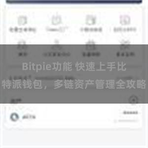 Bitpie功能 快速上手比特派钱包，多链资产管理全攻略