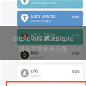 Bitpie功能 解决Bitpie钱包常见使用问题