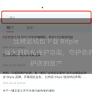 比特派钱包下载 Bitpie钱包：强大的隐私保护功能，守护您的资产