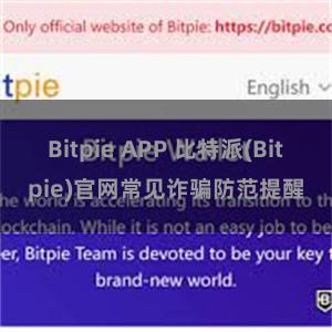 Bitpie APP 比特派(Bitpie)官网常见诈骗防范提醒